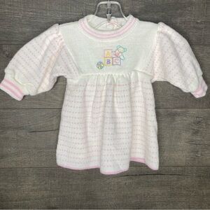Vintage Sweater Dress Girls Size 12 Months